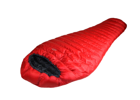 Red Sleeping Bag- open